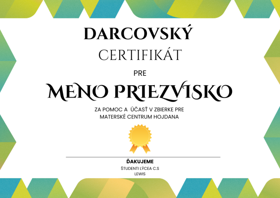 Darcovský certifkát