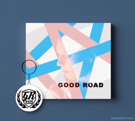 Kľúčenka GOOD ROAD + Fyzické CD s našimi podpismi