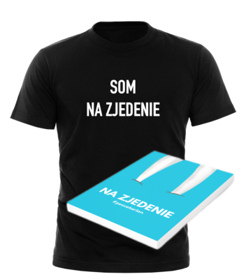 Tričko SOM NA ZJEDENIE a knižka #pescatarian