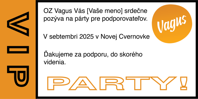 VIP vstupenka