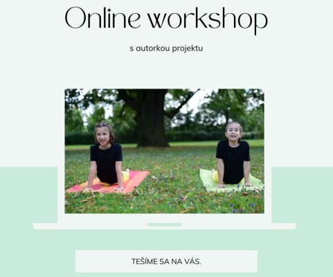 Online workshop s autorkou projektu