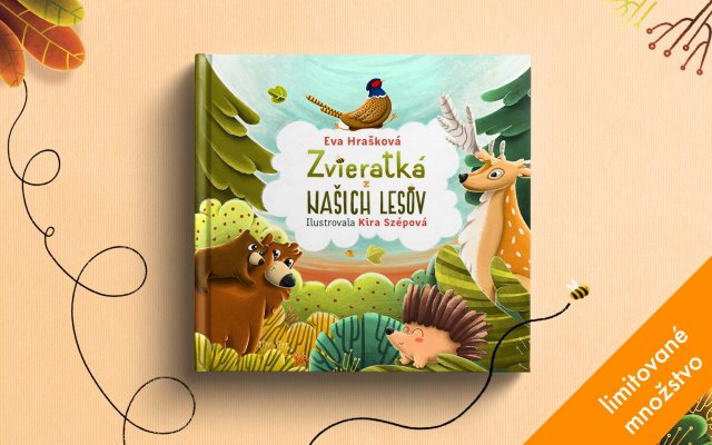 Knižka Zvieratká z našich lesov - pre najrýchlejších